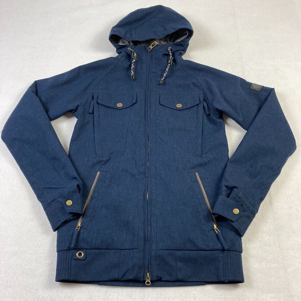 Ride Snowboard Cappel Jacket Women's XS Blue Strata HD II 10K Full Zip‎ Outdoors